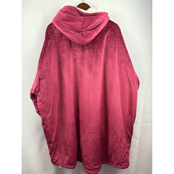 Unisex Eskimo Large Velour & Sheep Fur Hoodie Mumu - Picture 4 of 4